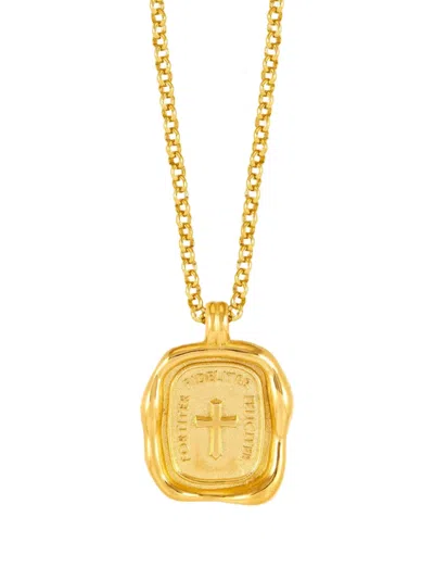 Dower & Hall Success Talisman Necklace In Gold