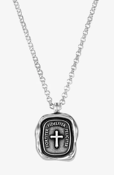 Dower & Hall Success Talisman Necklace In Metallic