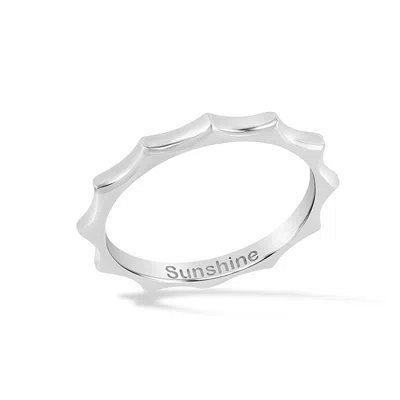 Dower & Hall Sunshine Twinkle Ring In Silver