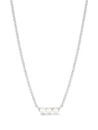 Dower & Hall Timeless Pendant In 银色