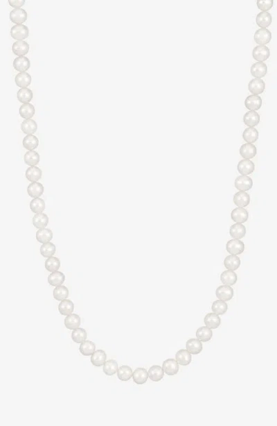Dower & Hall Timeless White Freshwater Pearl Necklace