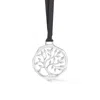 Dower & Hall Tree Of Life Christmas Decoration Silver In Metallic