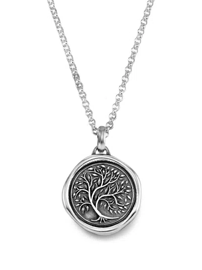 Dower & Hall Tree Of Life Talisman Necklace In Brown