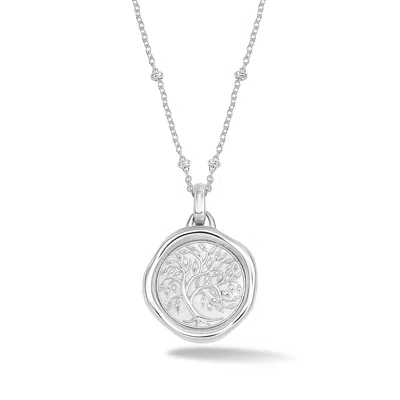 Dower & Hall Tree Of Life Talisman Necklace In Metallic