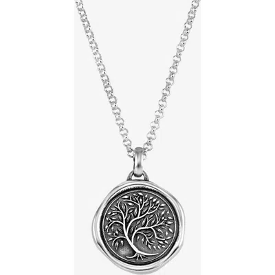 Dower & Hall Tree Of Life Talisman Necklace In Brown