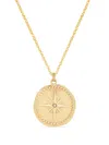 Dower & Hall True North Talisman Necklace In Gold