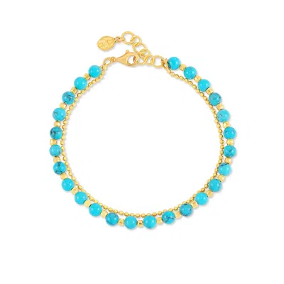 Dower & Hall Turquoise Blue Orissa Bracelet