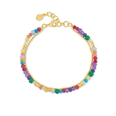 Dower & Hall Tutti Frutti Orissa Bracelet In Multi