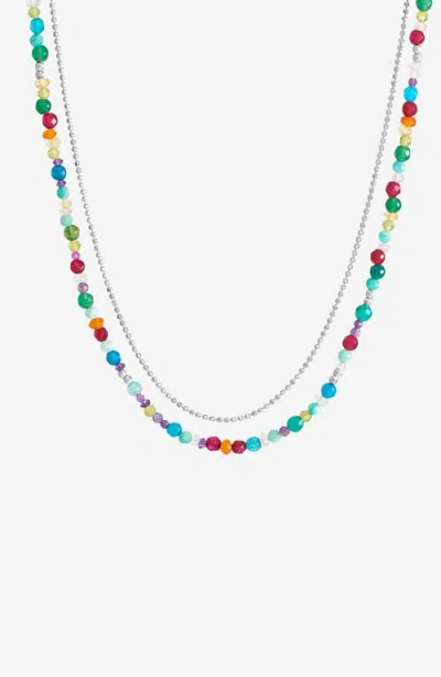 Dower & Hall Tutti Frutti Orissa Necklace In Blue