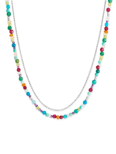 Dower & Hall Tutti Frutti Orissa Necklace In Multi