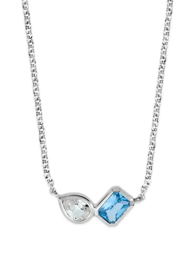 Dower & Hall Tutti Frutti Topaz Necklace In Metallic