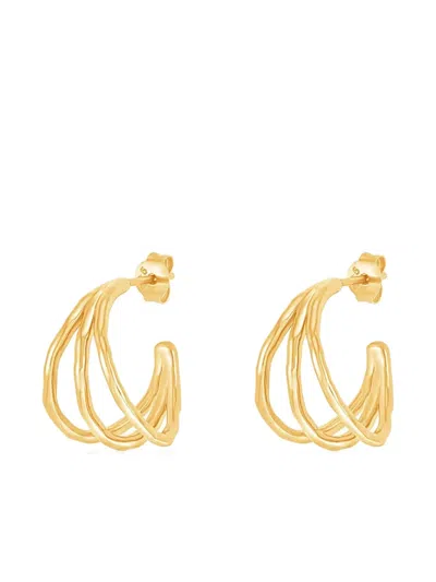 Dower & Hall Waterfall Hoops