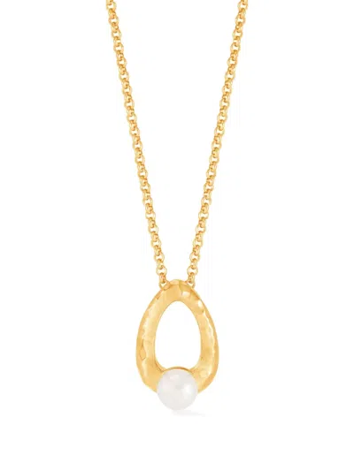 Dower & Hall Waterfall Pearl Droplet Necklace