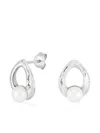 Dower & Hall Waterfall Stud Earrings In Neutral
