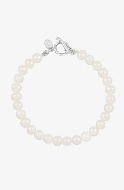 Dower & Hall White Pearl Bracelet In Neutral