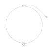 Dower & Hall Women's Adjustable Chain & Nugget Trio Pendant In Sterling Silver In Metallic