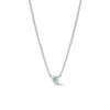 Dower & Hall Dewdrop-pendant Necklace In Silver