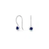 Dower & Hall Women's Blue Sapphire Twinkle Drop Earrings In Sterling Silver In Metallic