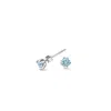 Dower & Hall Women's Blue Topaz Orissa Studs In Sterling Silver