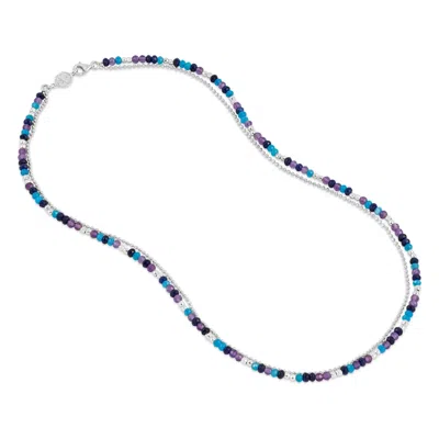 Dower & Hall Women's Bluebell Orissa Necklace In Sterling Silver
