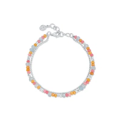 Dower & Hall Women's Calypso Orissa Bracelet In Sterling Silver In Multi