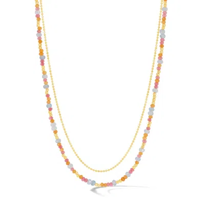 Dower & Hall Women's Calypso Orissa Necklace In Gold Vermeil