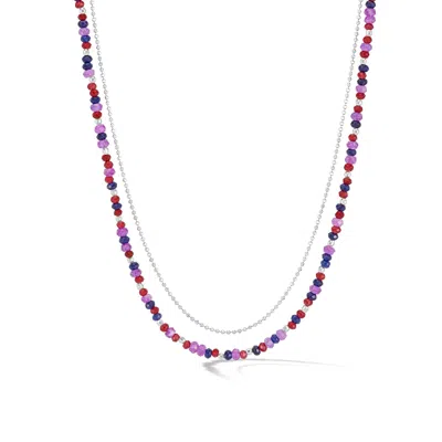 Dower & Hall Women's Cassis Orissa Necklace - Silver