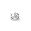 Dower & Hall Women's Double Bar Nomad Ear Cuff In Sterling Silver