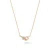 Dower & Hall Women's Fine Yellow Gold Stargazer Oval Morganite Pendant In Gold