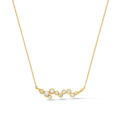 Dower & Hall Women's Fine Yellow Gold Stargazer Ten Diamond Pendant