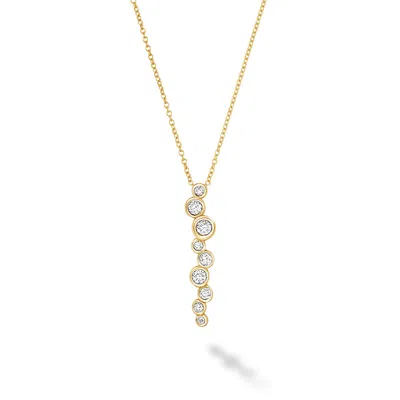 Dower & Hall Women's Gold & Diamond Long Cascade Pendant