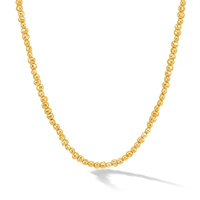 Dower & Hall Women's Gold Chunky Signature Nugget Necklace In Vermeil
