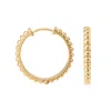 Dower & Hall Women's Gold Yellow Vermeil Large Nugget Huggie Hoops In Gold