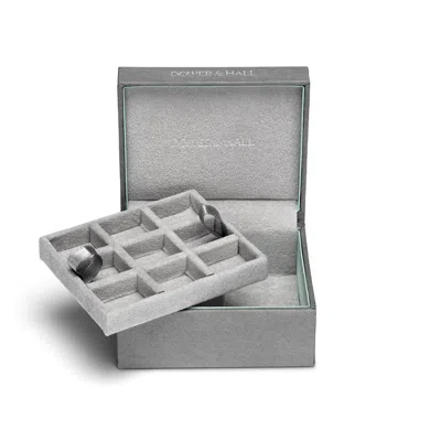 Dower & Hall Women's Grey Travel Mini Jewellery Box In Gray