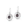 Dower & Hall Women's Hammered Disc & Peacock Freshwater Pearl Nomad Earrings In Sterling Silver In Metallic
