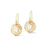 Dower & Hall Women's Hammered Disc & White Freshwater Pearl Nomad Earrings In Gold Vermeil In Gold