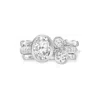 Dower & Hall Women's Ice Twinkle Stacking Rings Set In Sterling Silver In Silver