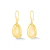 Dower & Hall Women's Large Pebble Drop Earrings In Gold In Gold