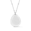 Dower & Hall Women's Large Pebble Pendant In Sterling Silver In Metallic