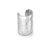 Dower & Hall Women's Long Curved Nomad Ear Cuff In Sterling Silver In Metallic