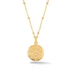 Dower & Hall Women's Lucky Sixpence Pendant In Gold Vermeil In Gold