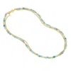 Dower & Hall Women's Mint Orissa Necklace In Gold Vermeil