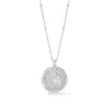 Dower & Hall Women's Peace Dove Talisman Necklace In Sterling Silver