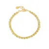 Dower & Hall Women's Peridot Faceted Bead Orissa Bracelet In Gold Vermeil In Gold