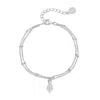 Dower & Hall Women's Seashell Narrative Chain Bracelet In Sterling Silver In Silver