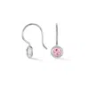 Dower & Hall Women's Silver / Pink Pink Quartz Dewdrop Earrings In Sterling Silver In Multi