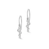 Dower & Hall Women's Silver Solid Gold & Diamonds Small Cascade Drop Earrings In Metallic