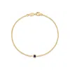 Dower & Hall Dewdrop Sapphire Bracelet In Gold