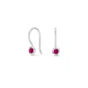 Dower & Hall Ruby Dewdrop Earrings In Metallic