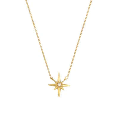Dower & Hall Women's Solid Gold & Diamond North Star Pendant